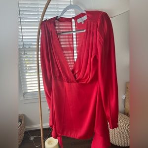 Revolve, L’Academie the Dore Mini Dress in Red, never worn